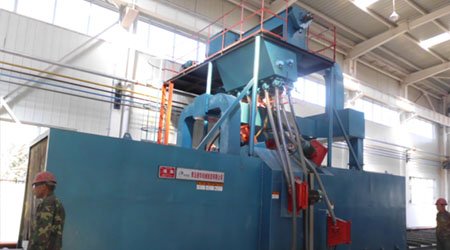 通過式拋丸機(jī)清理原理與工藝