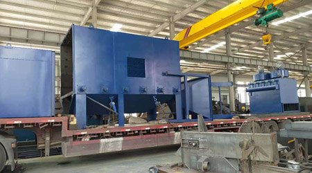 江西省瑞金市Q6920鋼板型材拋丸機第二車發(fā)貨