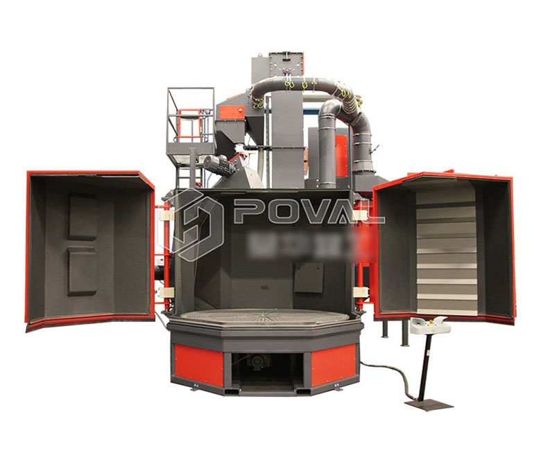 轉(zhuǎn)臺式強化、拋丸清理機