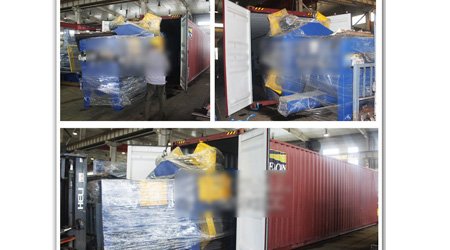 發(fā)往科威特Q698鋼板型材通過(guò)式型鋼拋丸清理機(jī)發(fā)貨現(xiàn)場(chǎng)