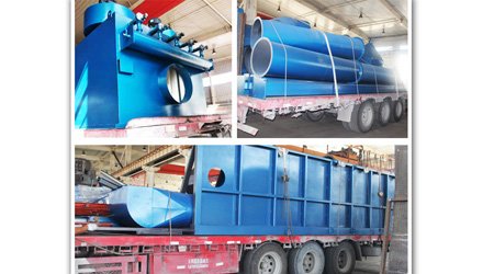 發(fā)往安徽淮南Q37系列大型吊鉤式拋丸清理機(jī)第二車(chē)發(fā)貨現(xiàn)場(chǎng)