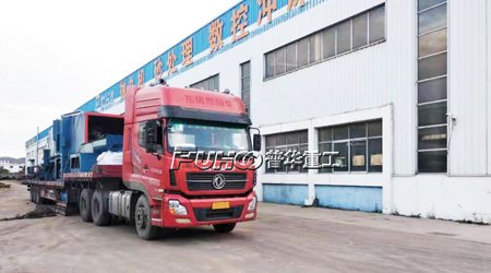 發(fā)往寧夏Q6918大型輥道通過(guò)式拋丸清理機(jī)發(fā)貨現(xiàn)場(chǎng)