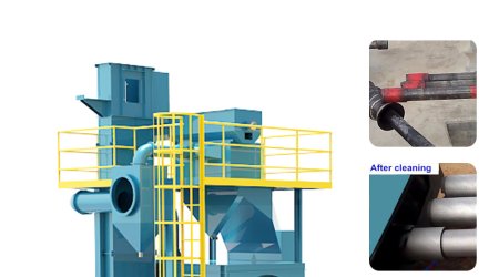 QG系列鋼管內(nèi)外壁拋丸清理機